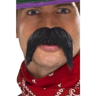 Image of Big &amp; Bushy Gringo Tash, Black