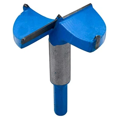 Image of Forstner Drill Bits BE TOOL Woodworking Hole Saw Cutter 53mm Dia Hinge Boring Drilling Bit for Wood Plastic Plywood 15mm 80mm （Pack of 1）