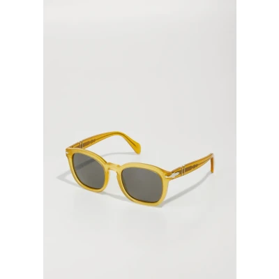 Image of Persol Unisex PO0082S 204/B1 Sunglasses Acetate Yellow Grey Geometric Normal