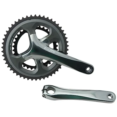 Image of SHIMANO Tiagra 10 Speed Double Road Bicycle Crank Set FC 4700