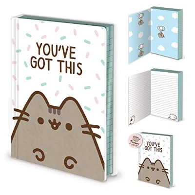Image of Pyramid International Toys &amp; Gamers Pusheen (You&#039;ve Got This) Furry Premium A5 Notebook,SR73289
