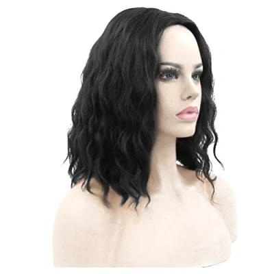 Image of Frcolor Mid length Curly Wig, Attractive Women Layered Wig