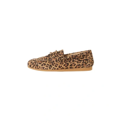Image of Tamaris Boat shoes, Women&#039;s, Size: 5, Leopard Leather