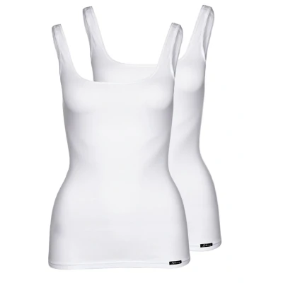 Image of Skiny Damen TANK TOP 2ER PACK Undershirt, Women&#039;s, Size: 16, White