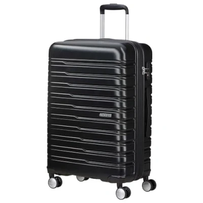 Image of American Tourister Flashline Spinner M, Suitcase, 67 cm, 69/75 L, Black (Shadow Black), M (67 cm L), Suitcases &amp; Trolleys