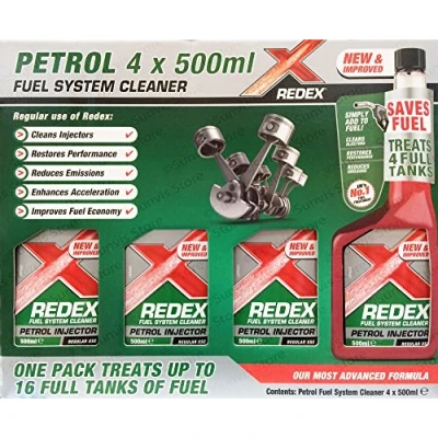 Image of REDEX Petrol Fuel System Cleaner 4 x 500ML