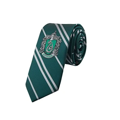 Image of Cinereplicas Harry Potter Kid Slytherin Woven Necktie Authentic Official