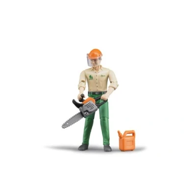 Image of Bruder Forestry Worker with Accessories
