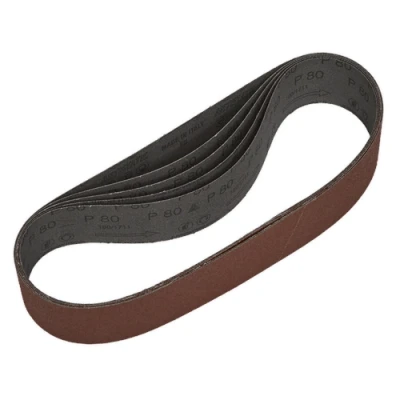 Image of Sealey Sanding Belt 50 x 686mm 80Grit Pack of 5