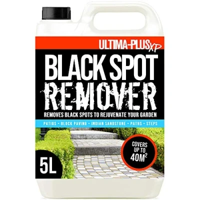 Image of Ultima Plus XP Black Spot Remover Deeply Cleans to Spots, Dirt and Grime Perfect for Patios, Paving Driveways more (5 Litres)