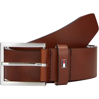 Image of Tommy Hilfiger Hampton Belt, Men&#039;s, Size: 32, Dark tan