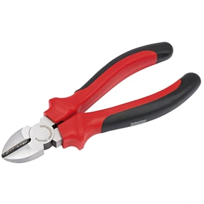 Image of Draper Heavy Duty Diagonal Side Cutter with Soft Grip Handles, 180mm