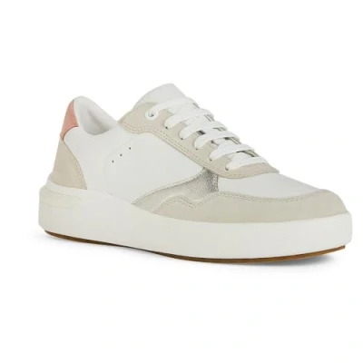 Image of Geox Women&#039;s D Dalyla A Sneaker, White Dk Skin, 5 UK