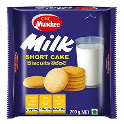 Image of Munchee Milk Short Cake 200g Pack of 6 Authentic Taste Sri Lanka