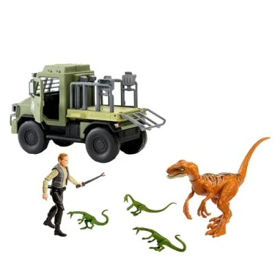 Image of Jurassic World Legacy Collection Dinosaur Expedition Pack Toy for Ages 4 and Up