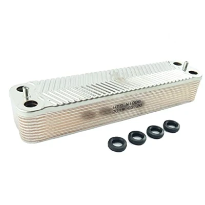 Image of HTS Compatible with Worcester Greenstar 34 35 37 38 40 42 CDI &amp; Classic 532/i 537/i 542/i Domestic Hot Water 20 Plate Heat Exchanger 87161082120 Replacement Part