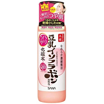 Image of Sana Nameraka Honpo Soy Milk Isoflavone Q10 Skin Lotion N 200ml (Green Tea Set)