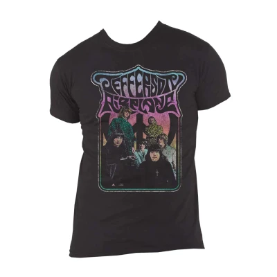Image of Jefferson Airplane T Shirt Retro Band Photo Logo Official Mens Black M