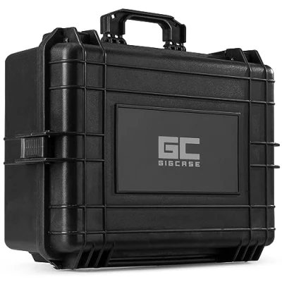 Image of Power Dynamics GIGCASE26 Hard Shell Case with Pick and Pluck Foam 500x350x190mm Waterproof &amp; Lockable Storage Box for Cameras, DJ Equipment Tools Protective Flight Case, Rugged Universal Design