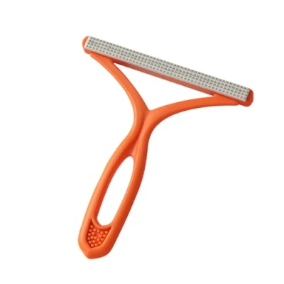 Image of MYHOGOOD Pet Hair Remover, Portable Dog Cat Reusable Double Sided Lint Remover Carpet Scraper Tool, Cleaner Shaver Tool for Carpets, Car Mat,Couch,Pet Bed,Furniture &amp; Rug