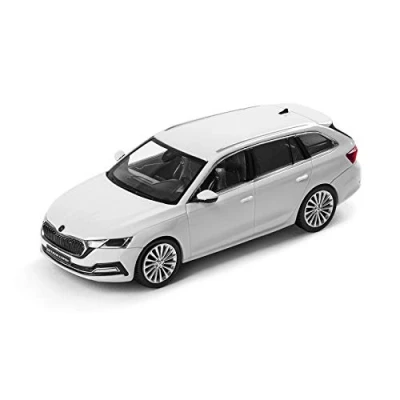 Image of Skoda 5E7099300S9R Model Car Octavia 4 (NX) Combi Scale 1:43 Miniature, White