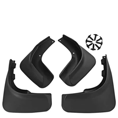 Image of GMHB For V&amp;W G&amp;olf 6 Mk6 2009 2012 Set Molded Mud Flaps Mudflaps Splash Guards Front Rear Flap Mudguards