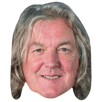 Image of James May (Smile) Celebrity Mask, Flat Card Face, Fancy Dress Mask