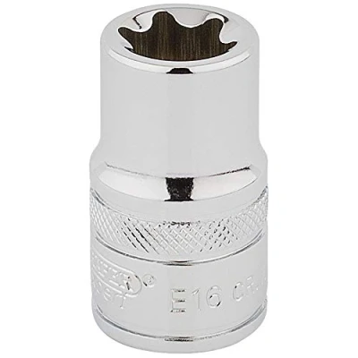 Image of Draper TX STAR� Socket, 1/2&quot; Sq. Dr., E16