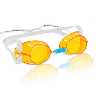 Image of Malmsten Swedish Classic Swimming Goggles Mounting Set (Orange)