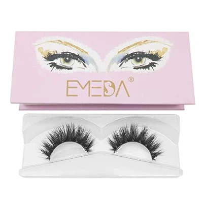Image of 3D Individual Faux Mink Lashes Fake Eyelashes 1 pair Natural False Thick Long for Beauty