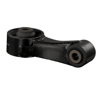 Image of 180677, 180679 Engine Mount FEBI BILSTEIN 38919 Rear, Lower Rubber Metal 184,5mm CITROËN: C1 I, PEUGEOT: 107 Hatchback, TOYOTA: Aygo