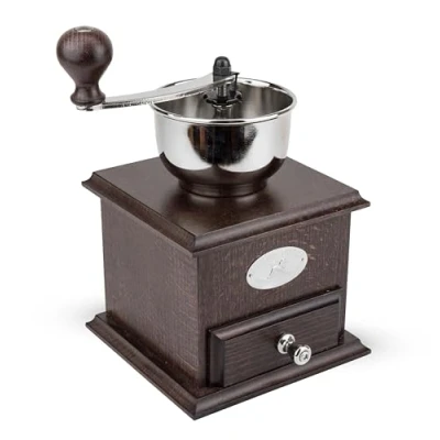 Image of Peugeot 19401765 Bresil Coffee Mill, Wood, Walnut, 16.2x14x22.7 cm