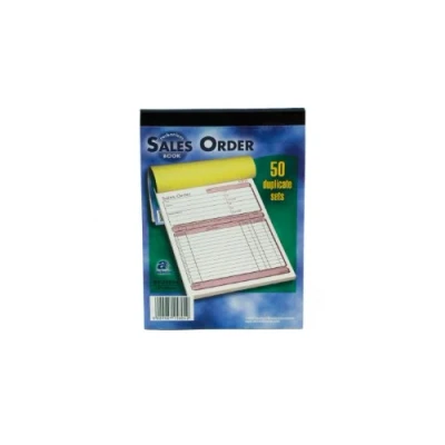 Image of Pukka Pad, NCR Duplicate Sales Order Book 137 x 203mm Pack of 5