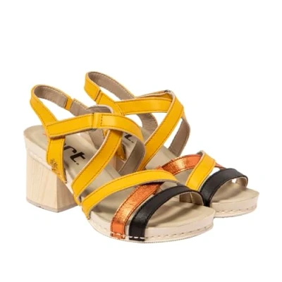 Image of ART Women&#039;s 1877 I Wish Sandal, Nappa Multi Yellow, 3 UK