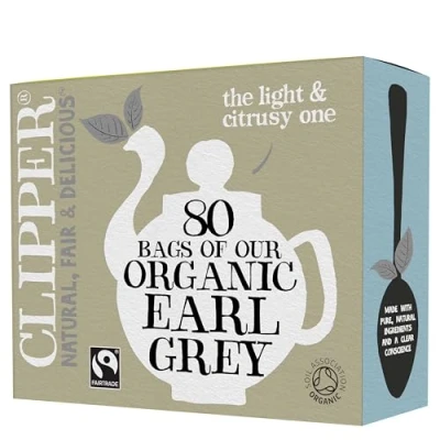 Image of (3 PACK) Clipper Ft Org Earl Grey 80 Bag 3 PACK BUNDLE