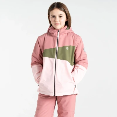 Image of Dare 2b Kids Water repellent Steazy II Ski Jacket Dusty Rose Green, Size: 7 8 Years