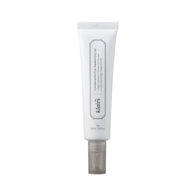 Image of DearKlairs Fundamental Eye Awakening Gel 35ml Vegan, Improves Dark Circles with de Puffing and Anti oxidizing for Bags, Puffy Under Treatment Women