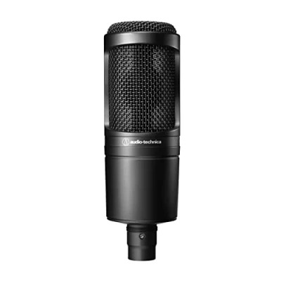 Image of Audio Technica 2020 Cardioid Condenser Microphone Black