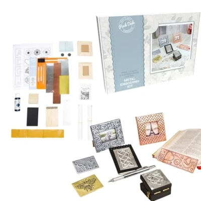 Image of 7 Projects in 4 Metals Metal Embossing Starter Craft Kit