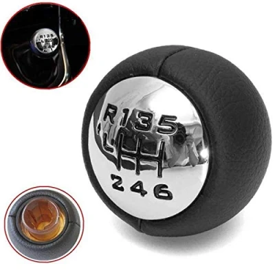 Image of MASO 6 Speed Gear Knob for P eugeot 307 308 3008 407 5008 807