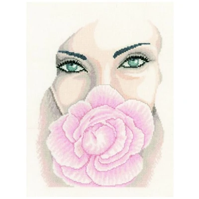 Image of Lanarte Counted Cross Stitch KIT Floating (Linen), Various, 8.75 x 11