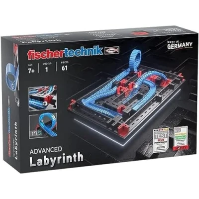 Image of fischertechnik Advanced Labyrinth 569016 Building Kit for Kids, Ball Game with Balance Ball, Ages 7 and Up
