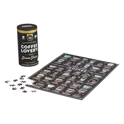 Image of Ridley&#039;s Games Coffee Lover&#039;s Jigsaw JIG045 Puzzle pour Amateur de café 500 pièces Multicolore