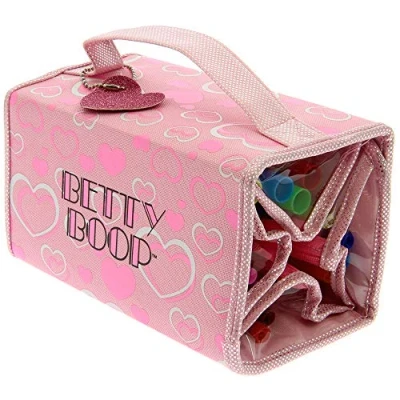 Image of Betty Boop Pink Heart Cosmetic Case/Betty Wrap Case