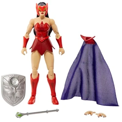 Image of Masters of the Universe Masterverse Catra Action Figure with Accessories, 7 inch MOTU Collectible Gift​