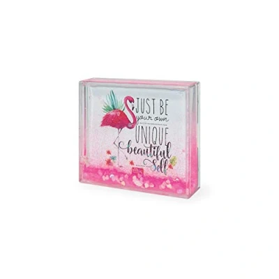 Image of Legami, 11.5x9.5 cm, PC and liquid, Blue variant, Table Frame, a replaceable photo included, Pink Glitter, S