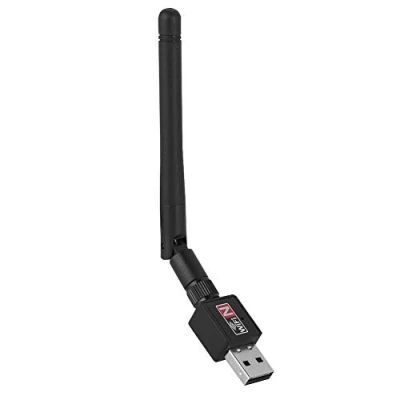 Image of USB2.0 Wifi Adapter with Antennae, 2.4Ghz 300Mbps Wireless Network Card, Portable USB Signal Transceiver, Comptiable Windows 2000/ Xp/Vista/7/8/10/Mac/Linux