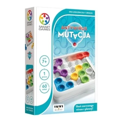 Image of Smart Games Game for 1 Player, Single Player Antivirus Mutation 60 Tasks Children from 7 Years Travel