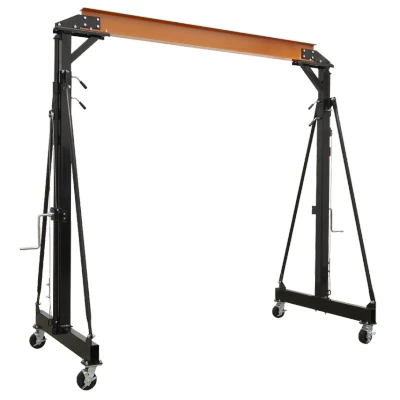 Image of Sealey Portable Lifting Gantry Crane Adjustable 2 Tonne &amp; Hoist Combo