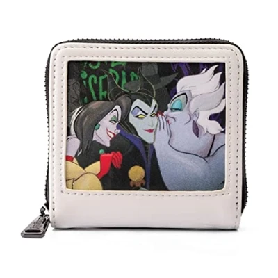 Image of Loungefly Disney Villains Club Polaroid Zip Around Wallet One Size